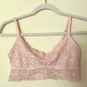 Powder Pink Lace Bralette 💗
